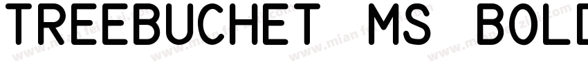 treebuchet ms bold字体转换